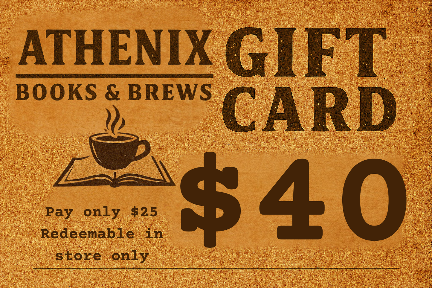 $40 Gift Card